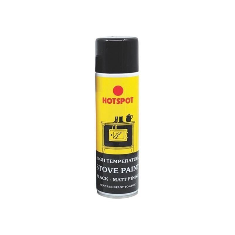 Hotspot Spray Stove Paint Matt Black 250ml Hotspot - Dynamic Drive