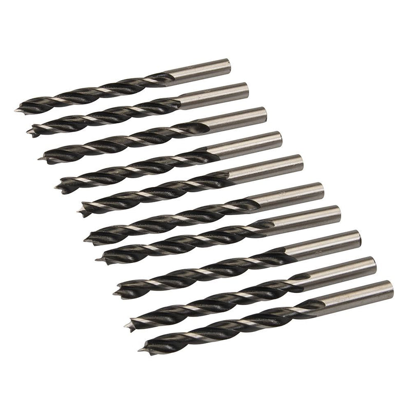 Silverline Lip & Spur Drill Bits 10pk 8mm Silverline - Dynamic Drive