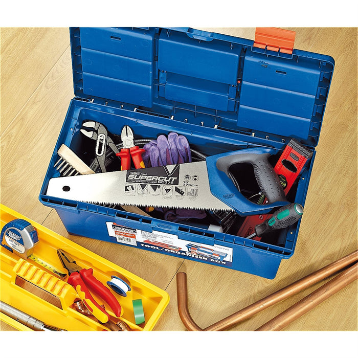 Draper Supercut Soft Grip Hardpoint Tool Box Handsaw, 375mm/15", 7tpi/8ppi Draper - Dynamic Drive