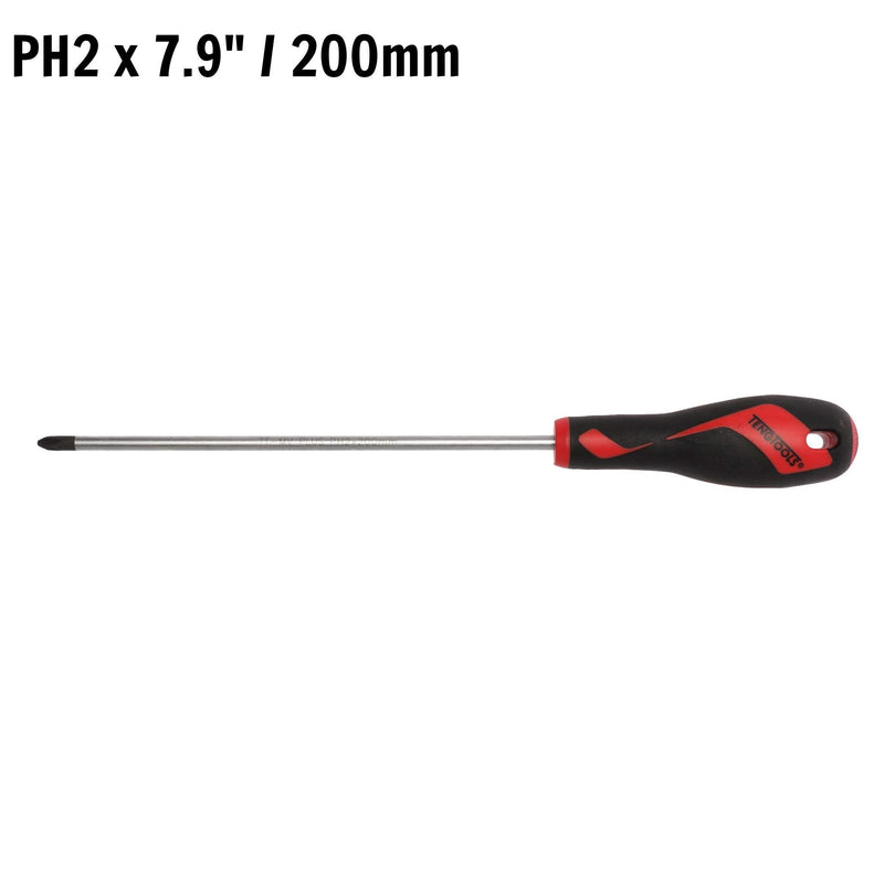 Teng Tools PH Screwdriver PH2 x 200mm L Teng Tools - Dynamic Drive