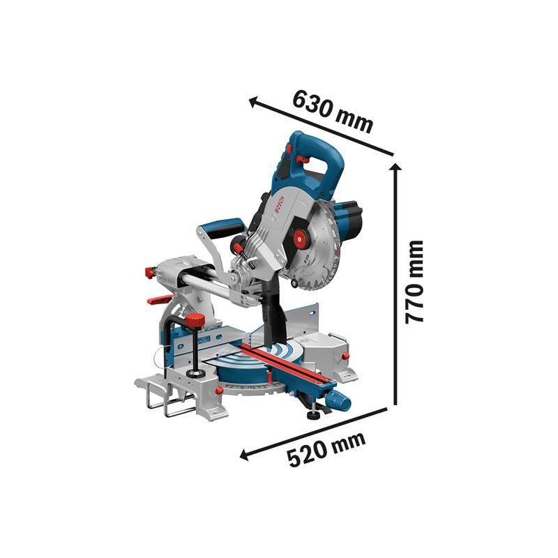 Bosch GCM 18V-216 Professional BITURBO Mitre Saw 18V Bare Unit Bosch - Dynamic Drive