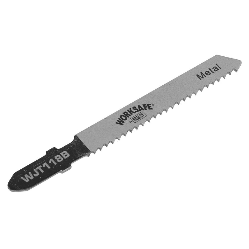 Sealey Jigsaw Blade Metal 55mm 12tpi Pack of 5 WJT118B Sealey - Dynamic Drive
