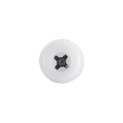 Sealey Number Plate Screw Plastic Head 4.8 x 24mm White Pack of 50 PTNP5 Sealey  - Dynamic Drive