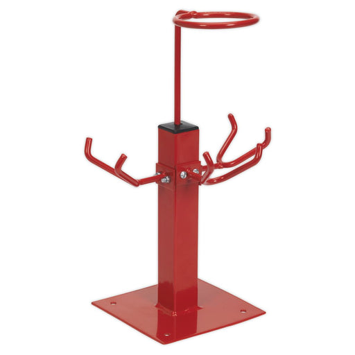 Sealey Heavy Duty 3 Gravity Feed Spray Gun Filter Ring Holder Stand Body Shop Sealey  - Dynamic Drive
