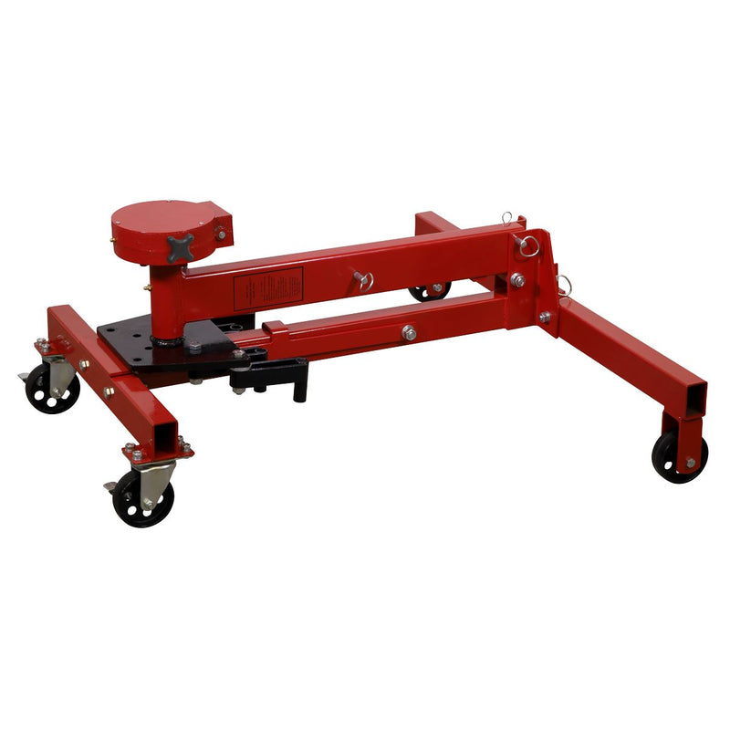 Sealey Folding 360ï Rotating Engine Stand with Geared Handle Drive 450kg Capacit Sealey - Dynamic Drive