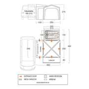 Vango Versos Air Low Drive Away Awning (180 - 210cm) Campervan Vango - Dynamic Drive