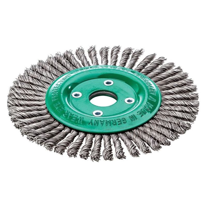 Lessmann Pipeline Brush 48 Knots 178 x 22.2mm Bore Steel Wire Lessmann - Dynamic Drive