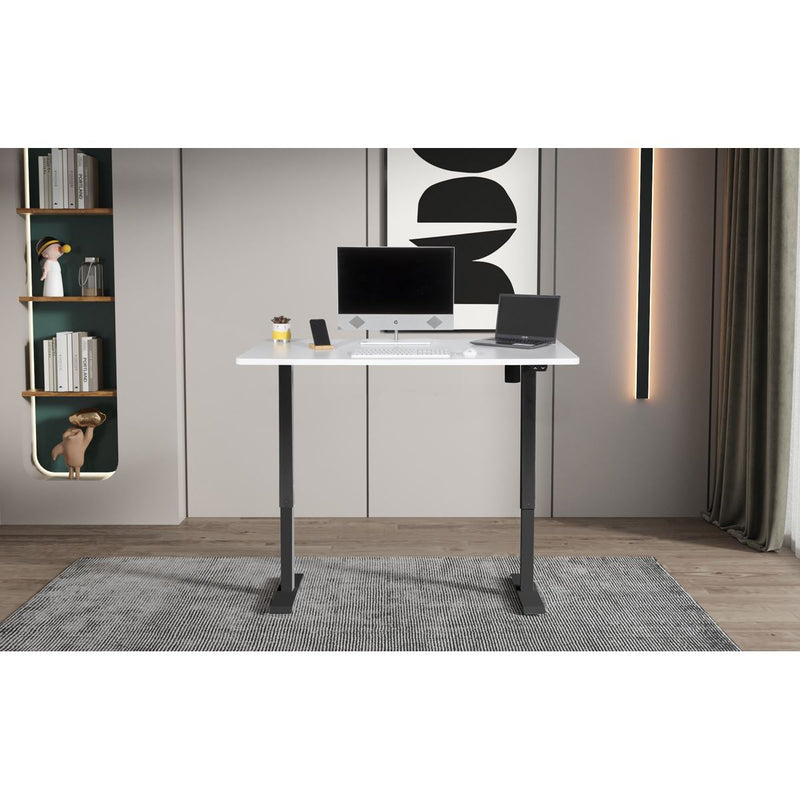 Dellonda Single Motor Adjustable-Height Electric Sit/Stand Desk - White Desktop Dellonda - Dynamic Drive