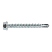 Sealey Self Drilling Screw 5.5 x 50mm Hex Head Zinc Pack of 100 SDHX5550 Sealey - Dynamic Drive