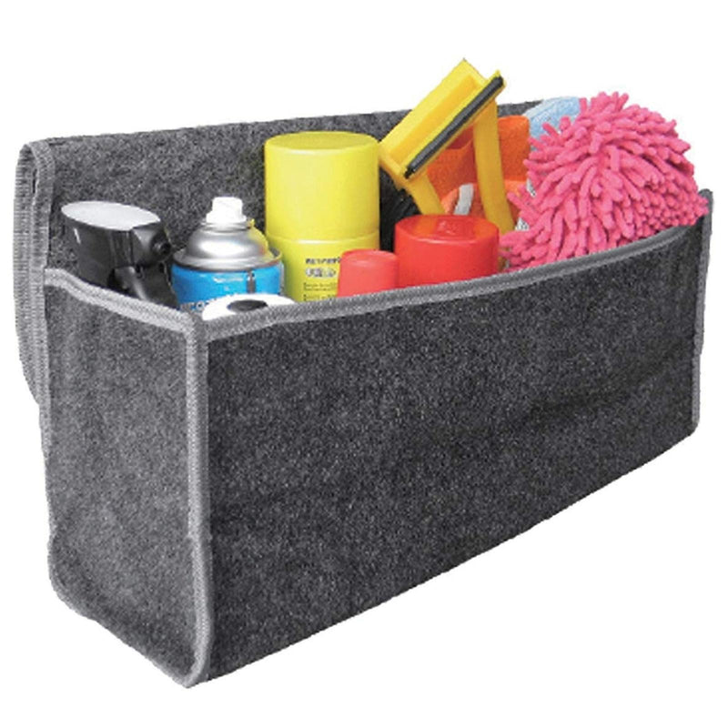 Large Boot Organiser Car Carpet Storage Grey Bag Tools Breakdown Travel Tidy Sakura  - Dynamic Drive