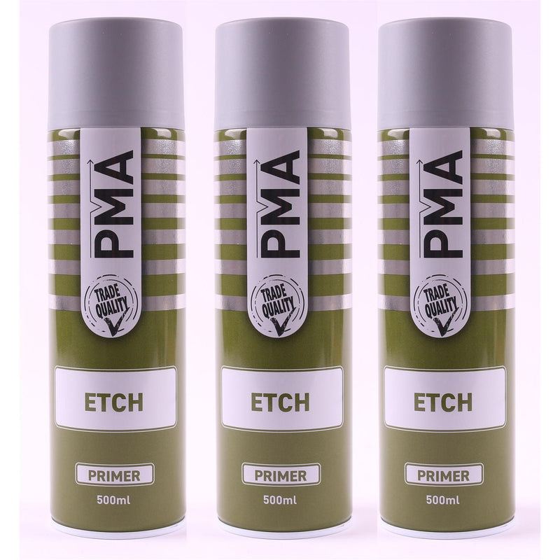 3X Autotek Professional Acid Etch Primer Aerosol 500Ml For Aluminium 3 Pack Autotek - Dynamic Drive