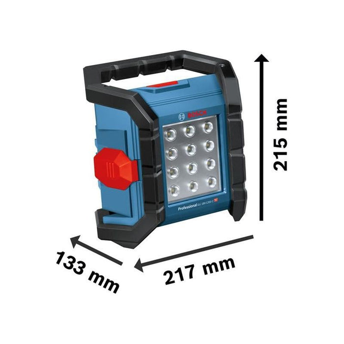 Bosch GLI 18V-1200 C Cordless Mini Jobsite Light 18V Bare Unit Bosch - Dynamic Drive