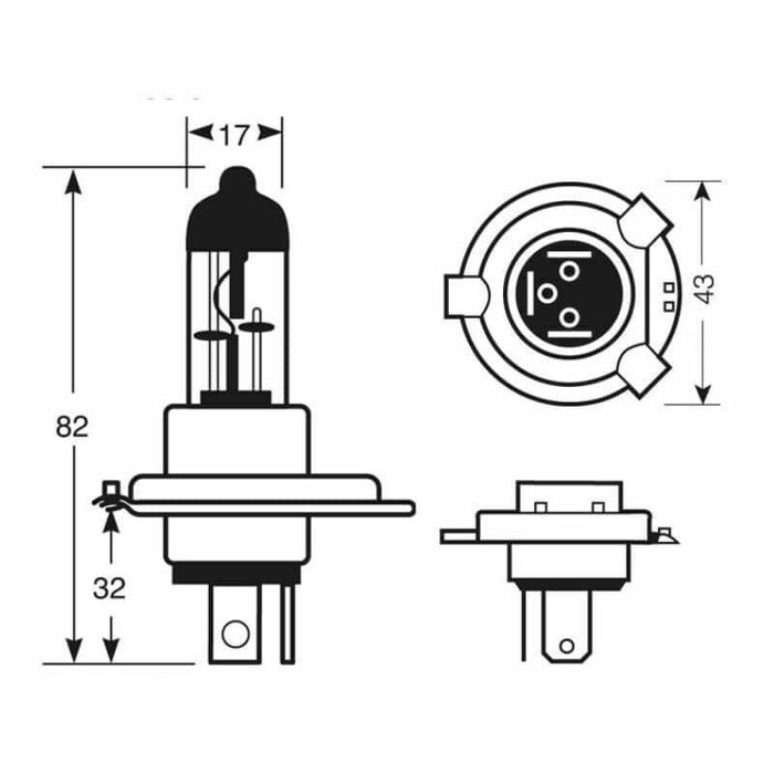 Ring Xenon 200 H4 Head Light Bulbs | Performance +200% Brighter - Pair Ring Automotive  - Dynamic Drive