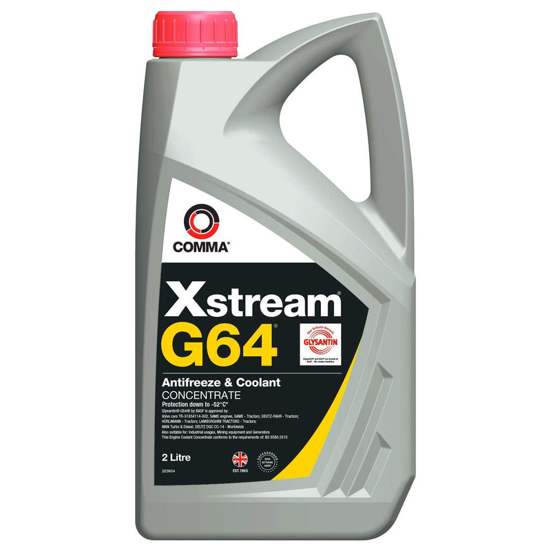 Comma Xstream G64 Antifreeze & Coolant Concentrate Comma  - Dynamic Drive