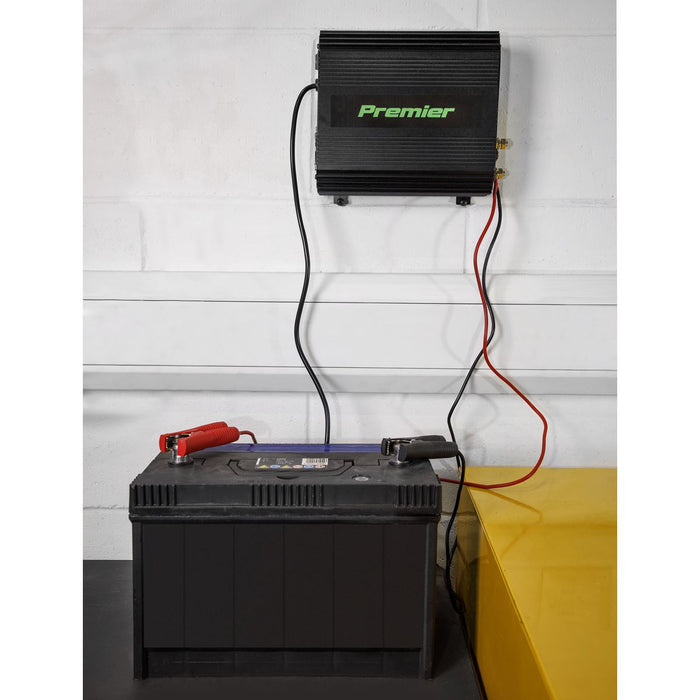 Sealey SPBC30 Battery Support Unit Charger 30A 6v 12v 24V Batteries GEL AGM Lead Sealey  - Dynamic Drive