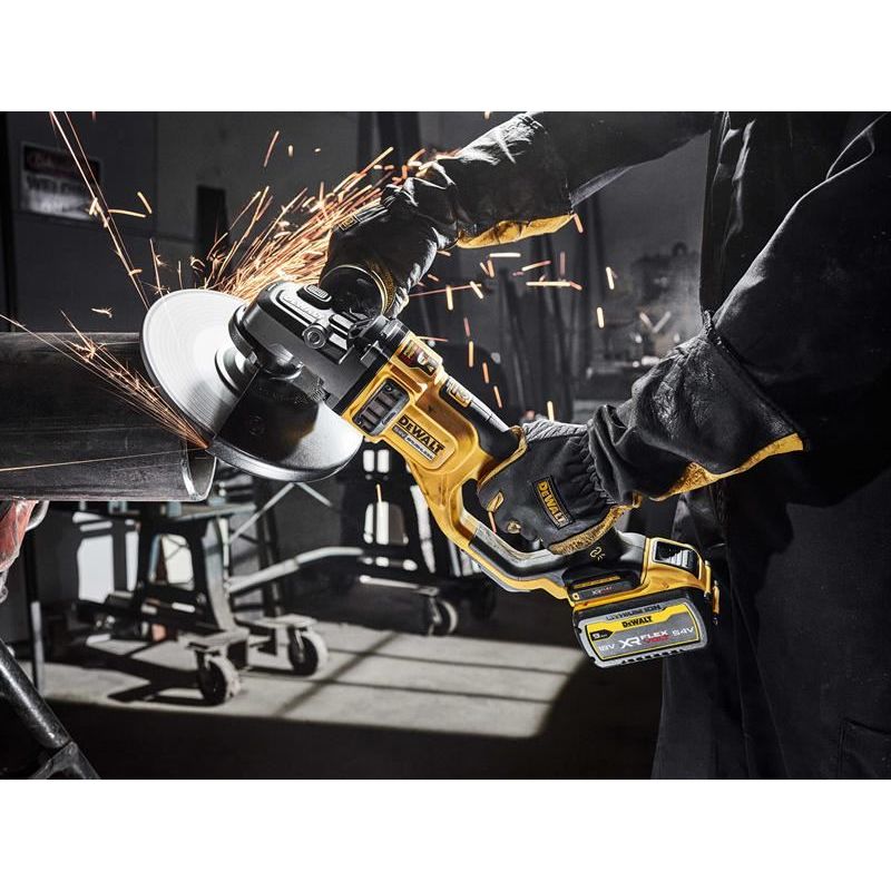 Dewalt Power Tools DCG460X2XR FlexVolt Angle Grinder 54V 2 x 3.0Ah Li-ion DeWALT Power Tools - Dynamic Drive