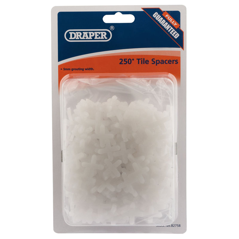 Draper Tile Spacers, 5mm (Approx 250) 82758 Draper - Dynamic Drive