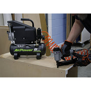 Sealey Air Compressor 6L Direct Drive 1hp SAC0610E Sealey - Dynamic Drive