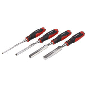 Sealey Hammer-Thru Wood Chisel 4pc Set AK9239 Sealey - Dynamic Drive