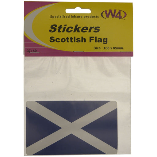 W4 Scotland Flag Medium Rectangular Sticker 37159 W4 - Dynamic Drive