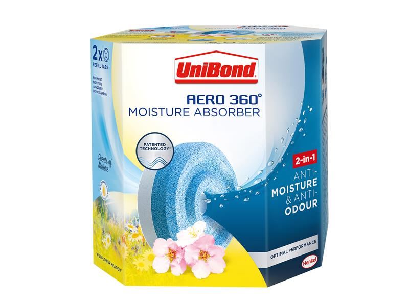 Unibond AERO 360º Moisture Absorber Wildflower Meadow Refills (Pack 2) UniBond - Dynamic Drive