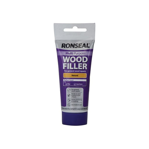 Ronseal Multipurpose Wood Filler Tube Natural 100g Ronseal - Dynamic Drive