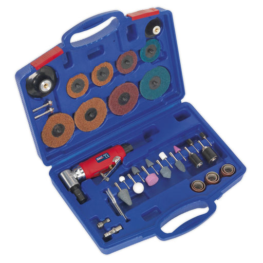Sealey Generation Air Angle Die Grinder/Sander Kit 42pc GSA674K Sealey - Dynamic Drive