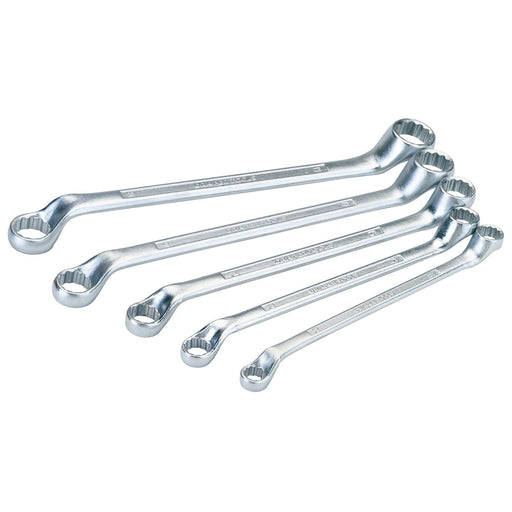 Draper Cranked Metric Ring Spanner Set (5 Piece) 35089 Draper - Dynamic Drive