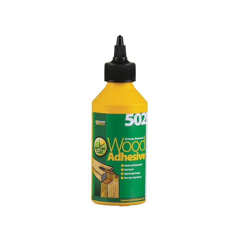 Everbuild Sika 502 All Purpose Weatherproof Wood Adhesive 75ml Everbuild Sika - Dynamic Drive