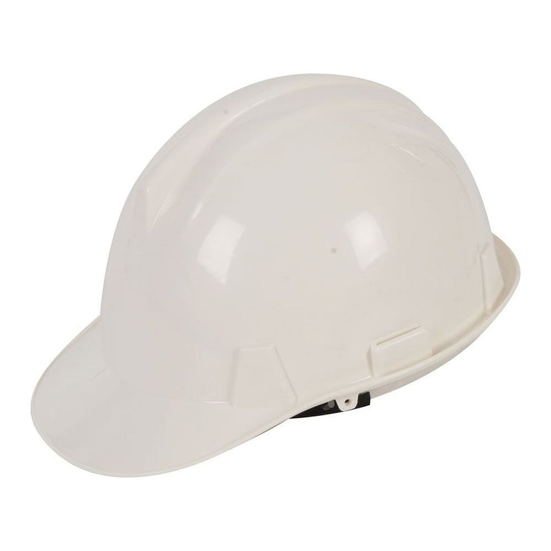 Silverline Safety Hard Hat White Silverline - Dynamic Drive