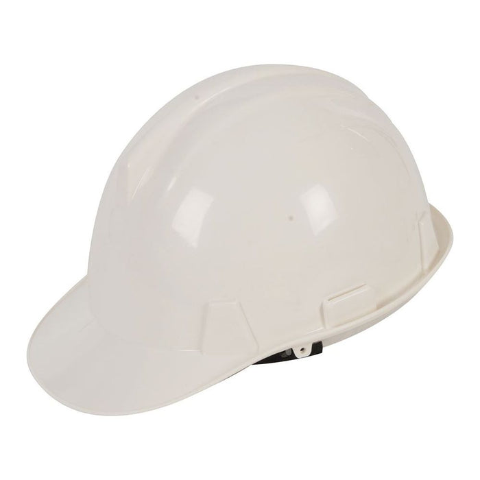 Silverline Safety Hard Hat White Silverline - Dynamic Drive