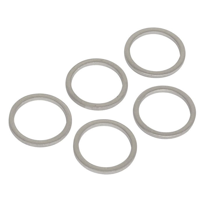 Sealey Sump Plug Washer M15 Pack of 5 VS15SPW Sealey - Dynamic Drive