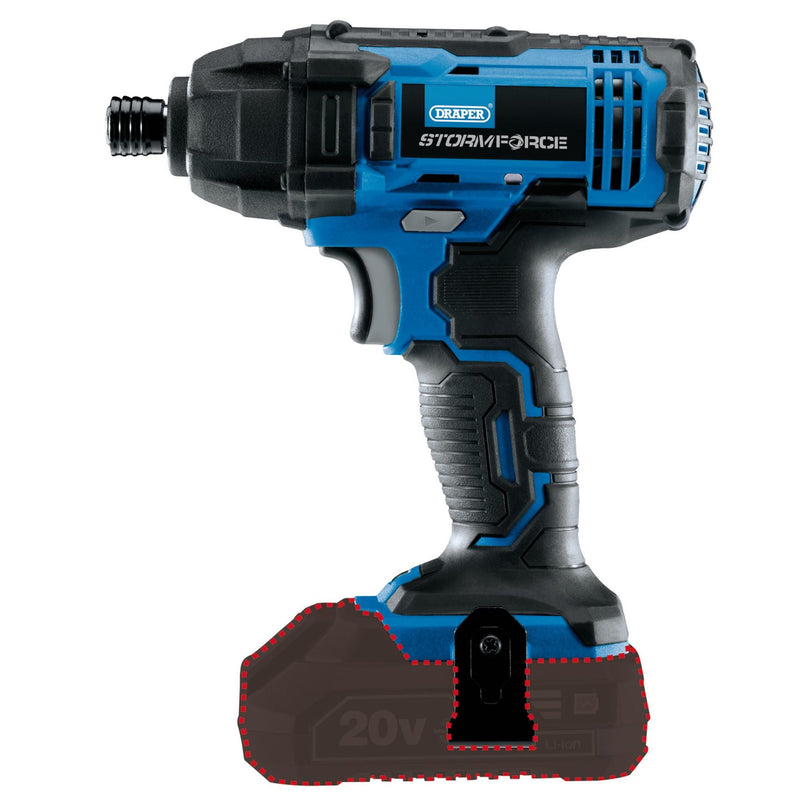 Draper Storm Force 20V Cordless Impact Driver (Sold Bare) 89520 Draper - Dynamic Drive