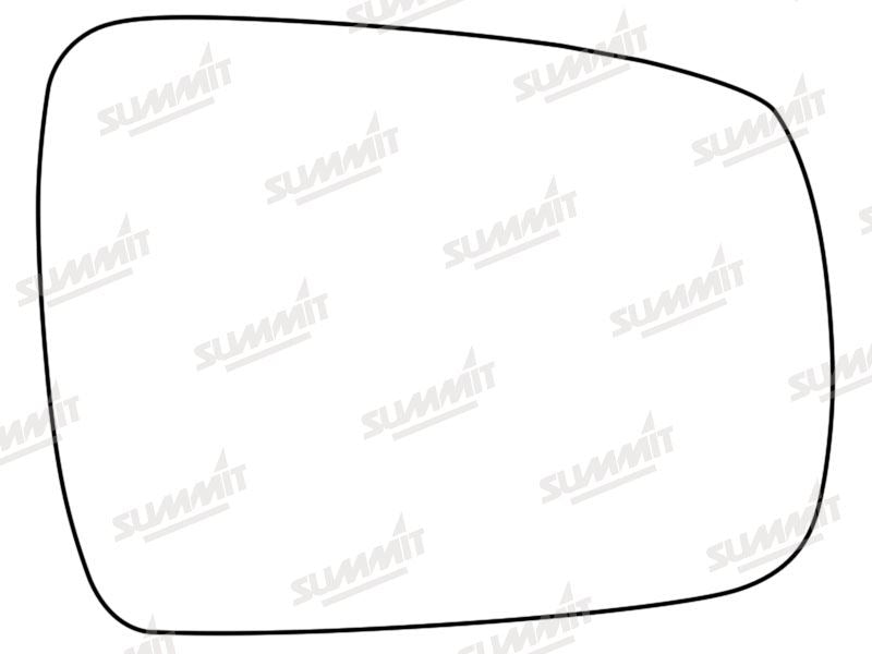 Summit Stick-On Standard Mirror Glass fits Kia Sorento 10 to 14 RHS Summit - Dynamic Drive