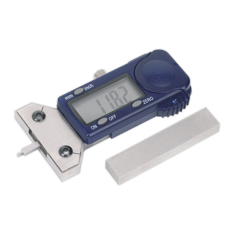 Sealey Digital Tyre Tread Depth Gauge DVSA Approved VS0563 Sealey - Dynamic Drive