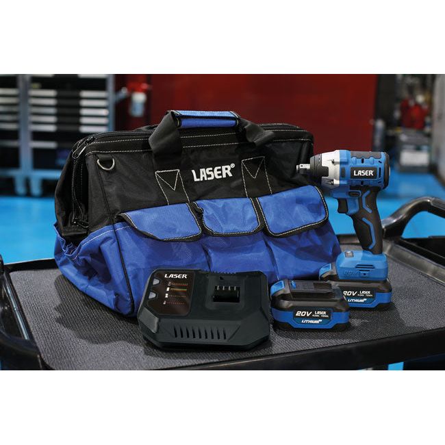 Laser Cordless Impact Wrench 1/2"D 20V Kit 68013 Laser - Dynamic Drive