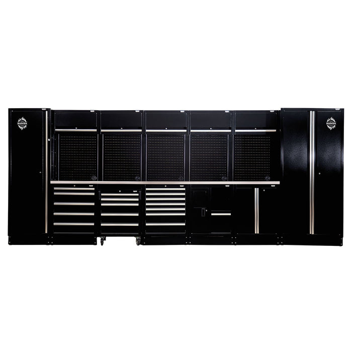 Draper BUNKER Modular Storage Combo with Stainless Steel Worktop (25 Piece) Draper - Dynamic Drive
