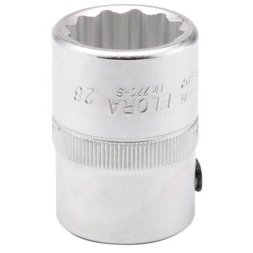 Draper Elora Bi-Hexagon Socket, 3/4" Sq. Dr., 26mm 00749 Draper - Dynamic Drive