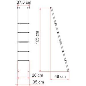 Fiamma Deluxe 5B Ladder 02426-13- Fiamma - Dynamic Drive