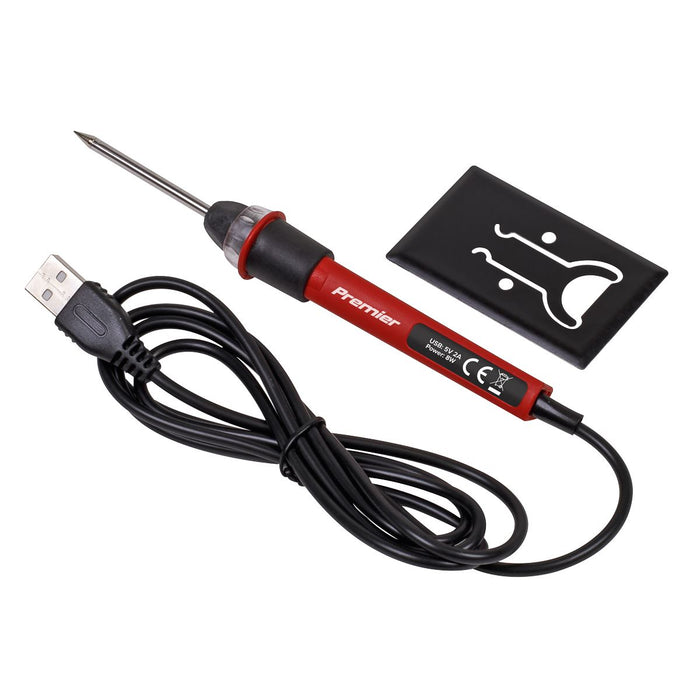 Sealey USB Soldering Iron 8W SDL12 Sealey - Dynamic Drive