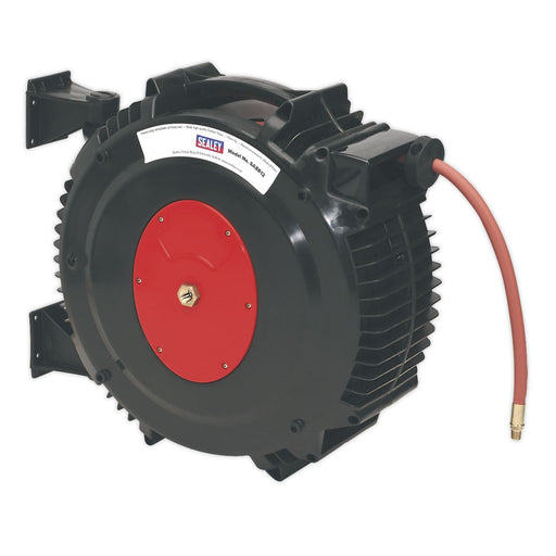 Sealey Retractable Air Hose Reel 15m13mm ID Rubber Hose SA8812 Sealey - Dynamic Drive