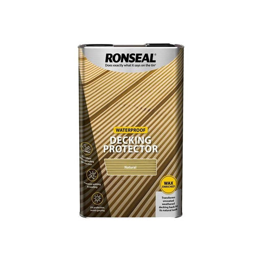 Ronseal Decking Protector Natural 5 litre Ronseal - Dynamic Drive