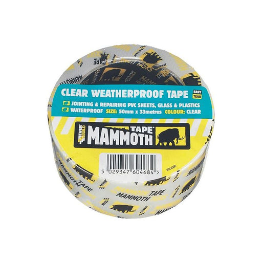 Everbuild Sika Weatherproof Tape 50mm x 10m Clear Everbuild Sika - Dynamic Drive