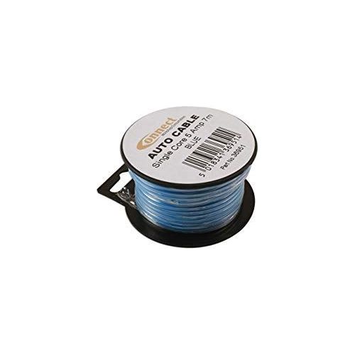 Connect Blue Single Core Auto Cable 9/0.30 7m 36951 Tool Connection - Dynamic Drive