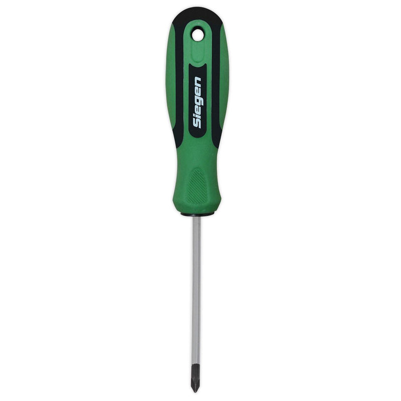 Seigen by Sealey Screwdriver Pozi #2 x 100mm S01186 Seigen by Sealey  - Dynamic Drive