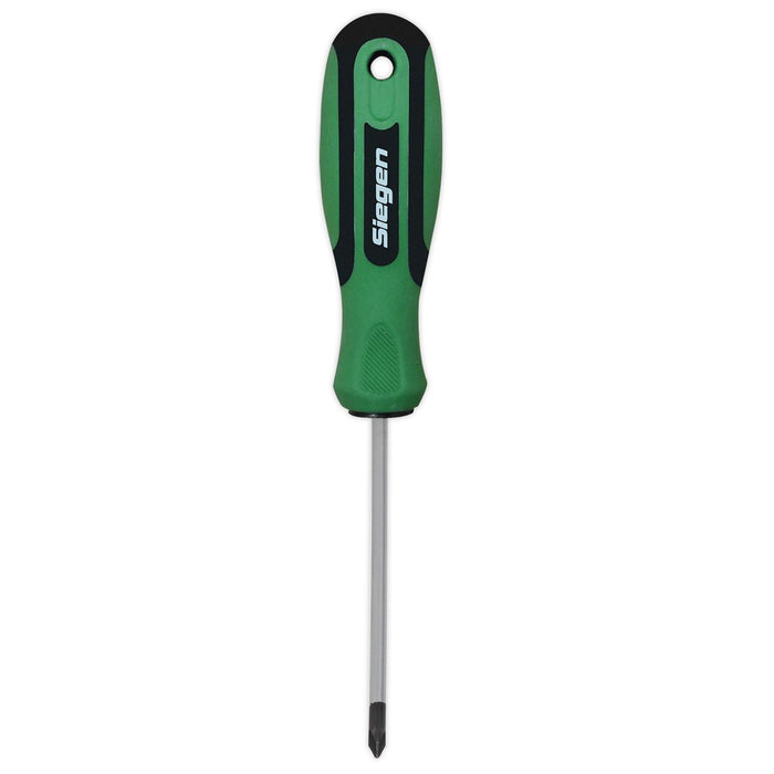 Seigen by Sealey Screwdriver Pozi #2 x 100mm S01186 Seigen by Sealey  - Dynamic Drive