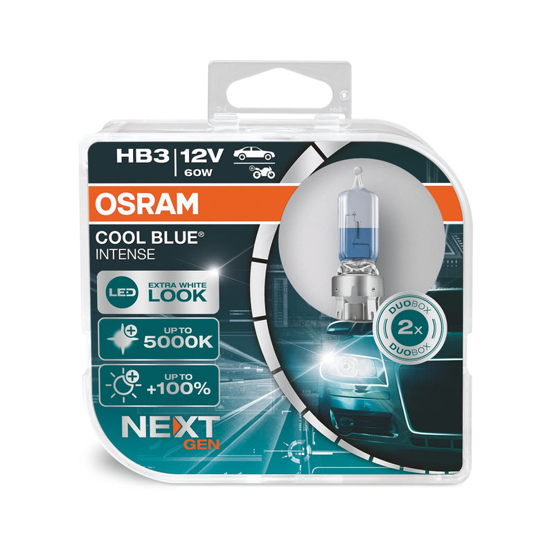 Osram COOL BLUE INTENSE HB3, 100% more brightness, up to 5,000K, halogen headlig Osram - Dynamic Drive