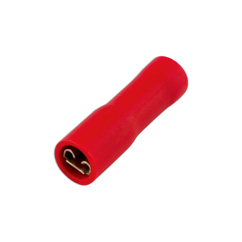 Connect Red Female Fully Ins. Push-On 4.8mm 100pc 30134 Tool Connection - Dynamic Drive