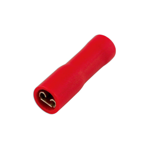 Connect Red Female Fully Ins. Push-On 4.8mm 100pc 30134 Tool Connection - Dynamic Drive