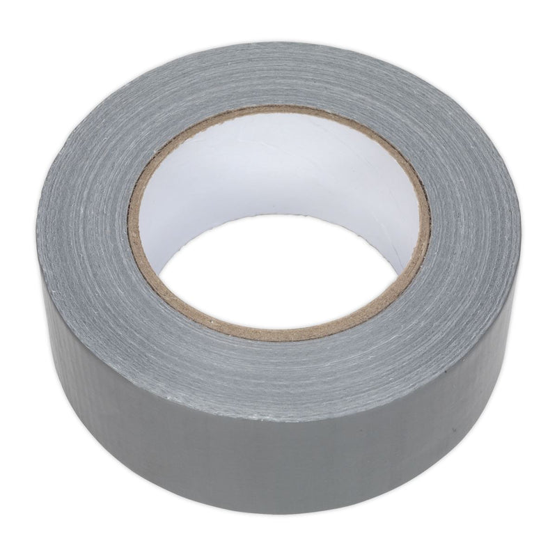 Sealey Duct Tape 48mm x 50m Silver DTS Sealey - Dynamic Drive